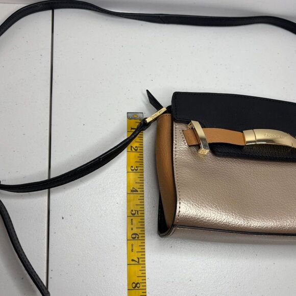 Calvin Klein Brooke Multi Color Pebbled Leather Satchel Crossbody Bag Designer - Picture 11 of 13